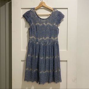 Forever 21 Blue Lace Dress
